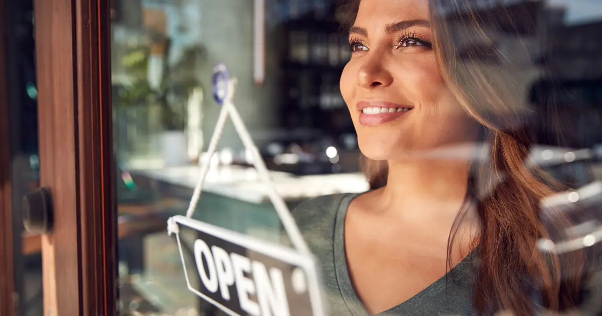 Franchisé qui vient d'ouvrir son point de vente