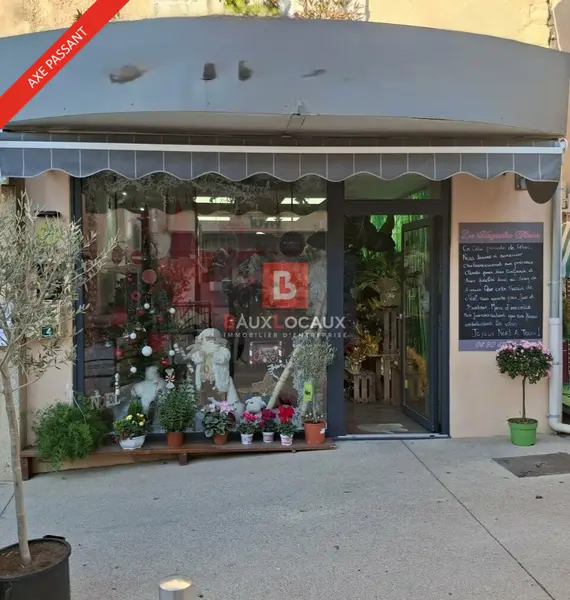  FOND DE COMMERCES FLEURISTE de 46.53m2 LA FARE LES OLIVIERS A VENDRE