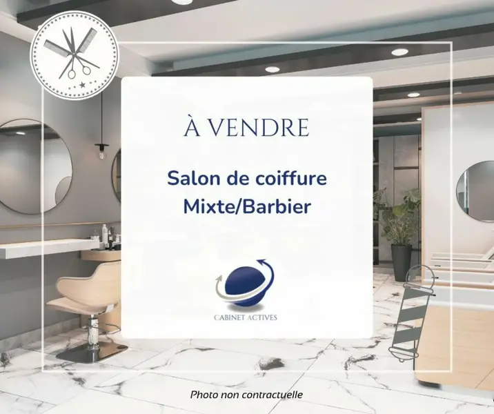 74 A VENDRE SALON DE COIFFURE-BARBIER