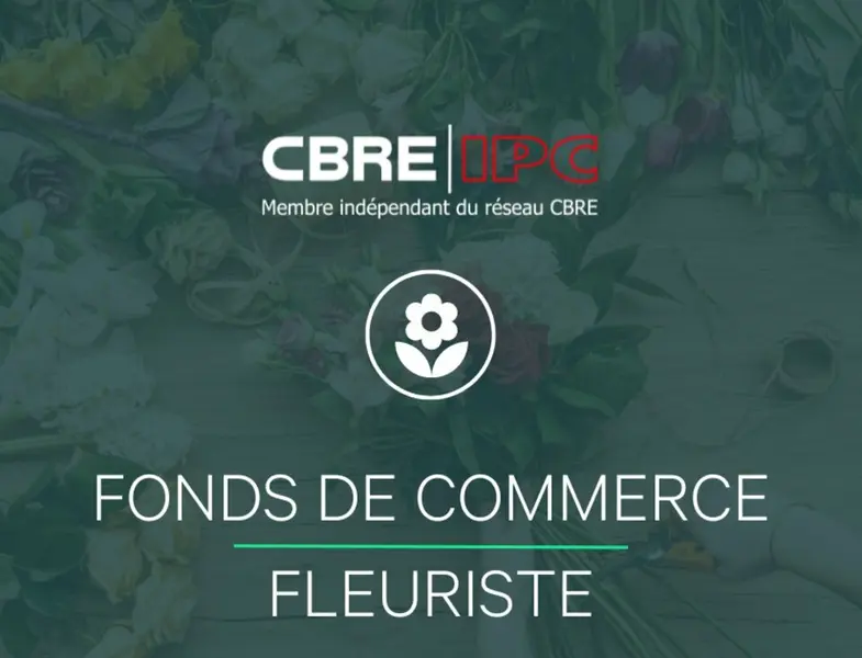 VENTE - FONDS DE COMMERCE - FLEURISTE : 7814MA