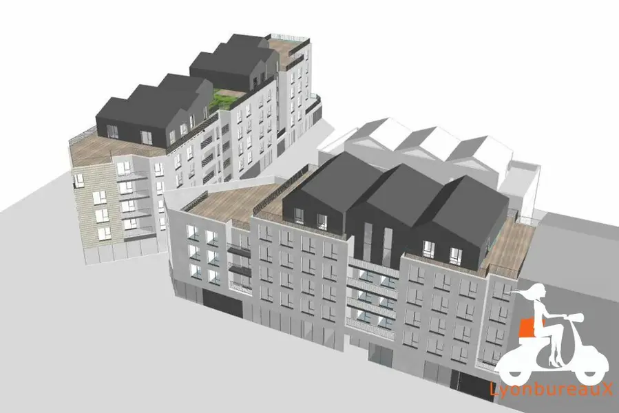 Bureau à vendre - Villeurbanne (69100) - 445 m²