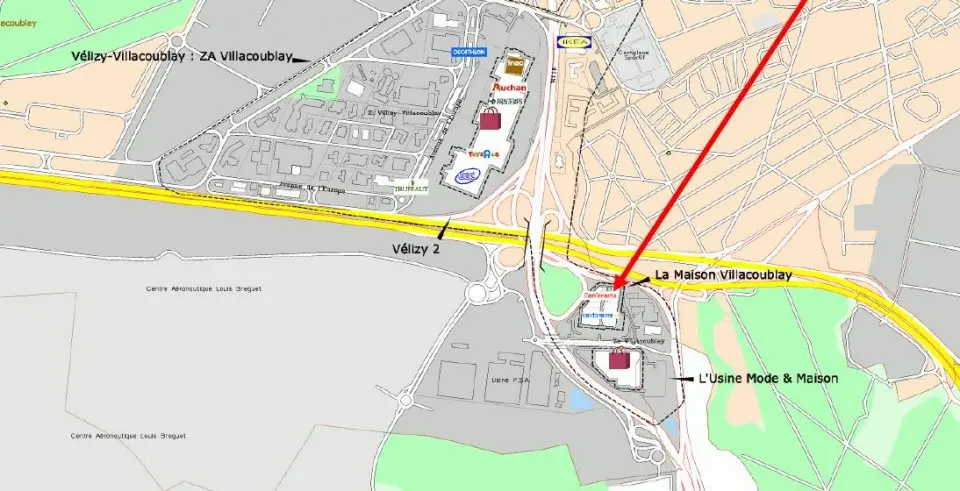 Local Commercial à louer - Vélizy-Villacoublay (78140) - 400 m² - 10 000 €/mois