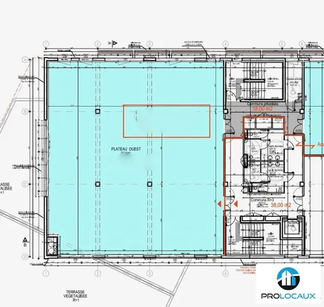 Bureau à louer - Échirolles (38130) - 407 m² - 5 083 €/mois