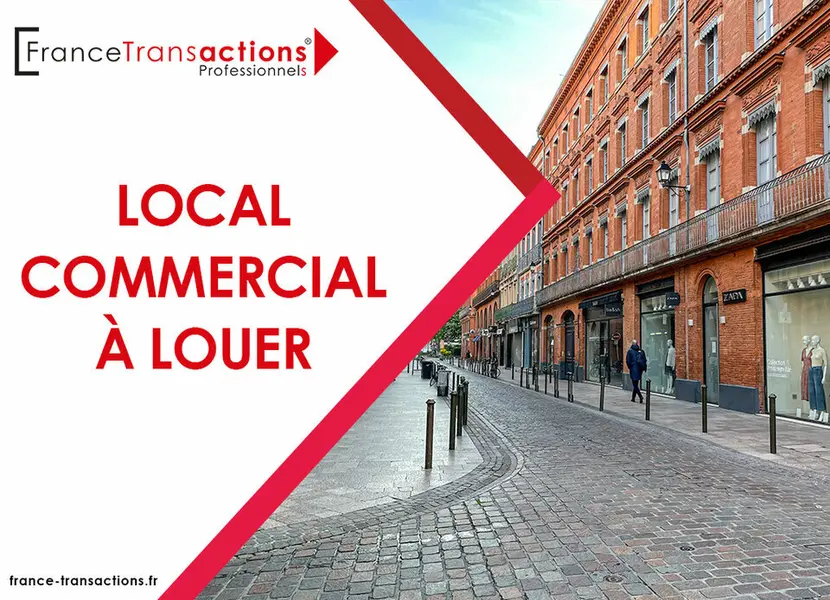 Local Commercial à louer - Toulouse (31000) - 55 m² - 1 600 €/mois