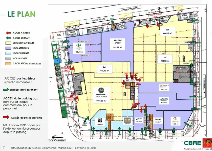 Local Commercial à louer - Bayonne (64100) - 716 m² - 9 308 €/mois