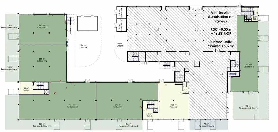 Bureau à vendre - Vernon (27200) - 224 m²
