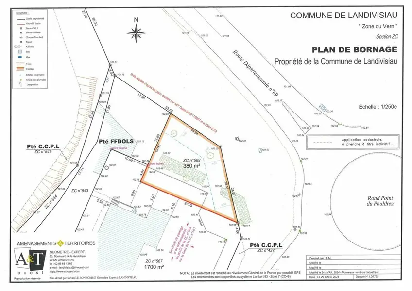 Terrain à vendre - Landivisiau (29400) - 380 m²
