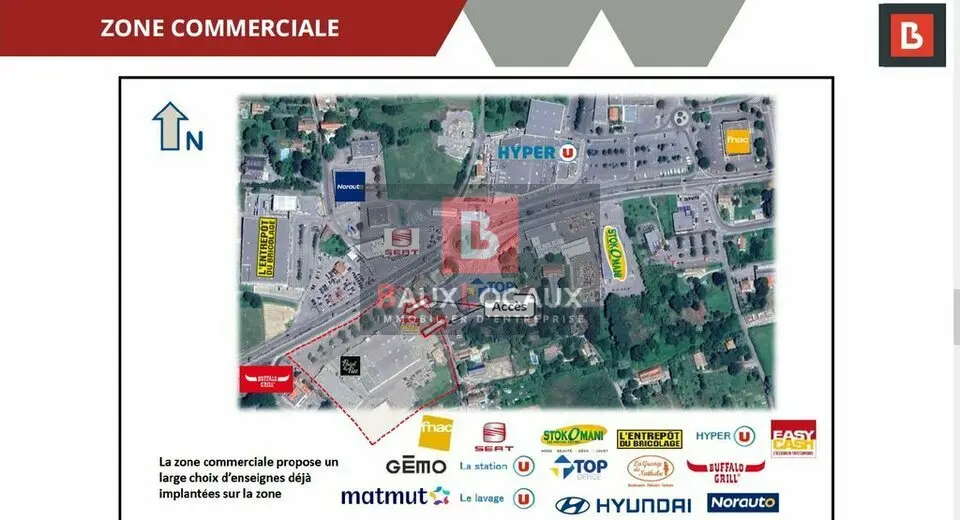 Local Commercial à louer - Alès (30100) - 1770 m² - 17 700 €/mois