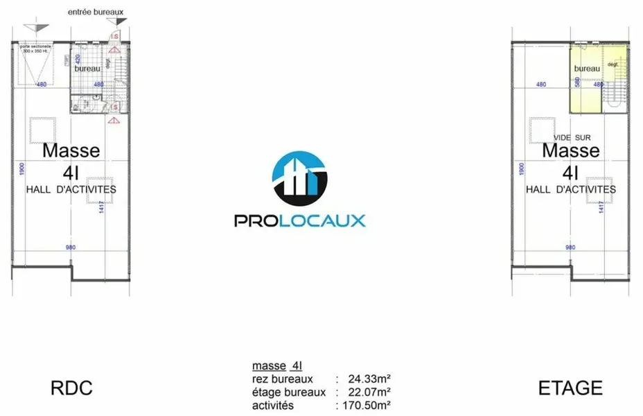 Entrepôt / Activité à vendre - Bourgoin-Jallieu (38300) - 216 m²