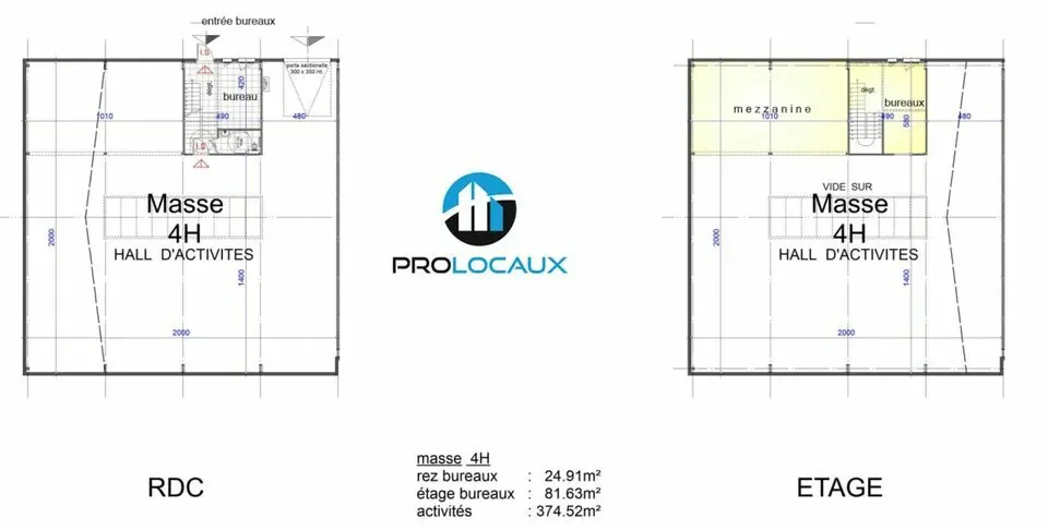 Entrepôt / Activité à vendre - Bourgoin-Jallieu (38300) - 481 m²