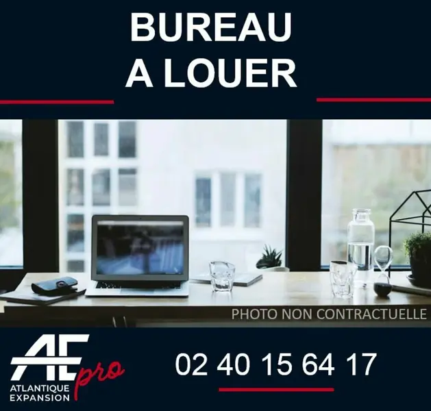 Bureau à louer - Trignac (44570) - 65 m² - 987 €/mois