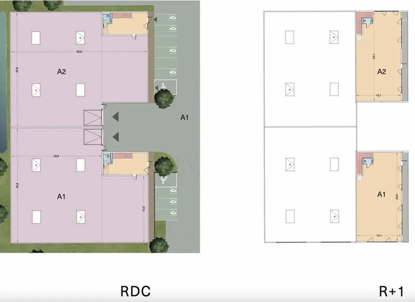 Entrepôt / Activité à vendre - Montmagny (95360) - 919 m²
