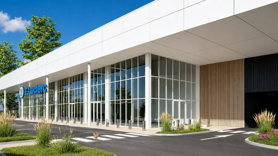 LOCATION  CELLULE COMMERCIALE  57 m²  GUIGNEN