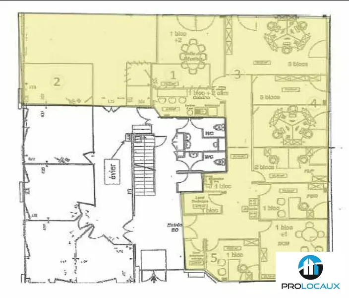 A louer Bureaux 298m² Montbonnot-Saint-Martin