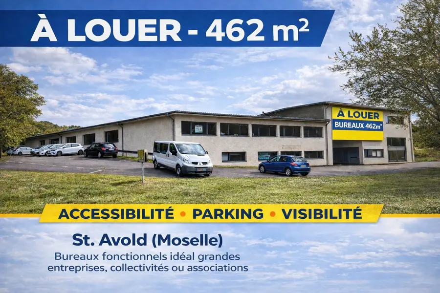 Bureau à louer - Saint-Avold (57500) - 462 m² - 4 500 €/mois