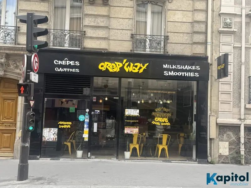 Fonds de commerce à vendre - Restauration - Paris 14 (75014) - 175 000 €