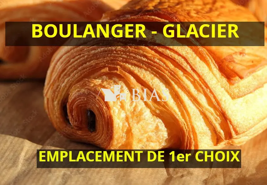 BOULANGER-GLACIER EMPLACEMENT très rare en ville bord de mer (76)