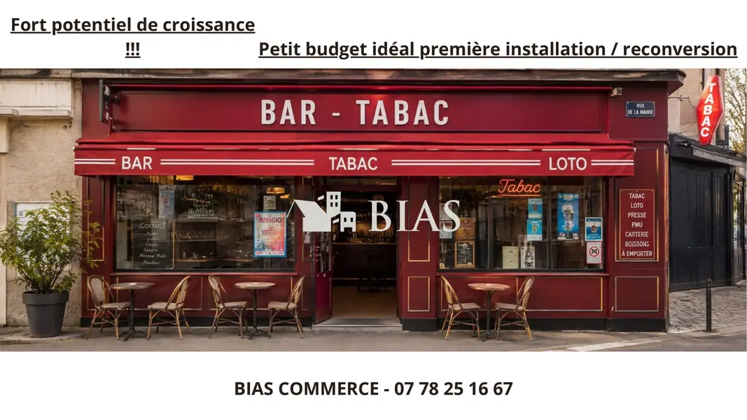Fonds de commerce à vendre - Cafés et bars - Rouen (76000) - 100 800 €