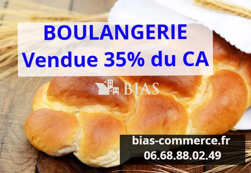 BOULANGERIE-PÂTISSERIE À VENDRE : SEULEMENT 35 % DU CA !
