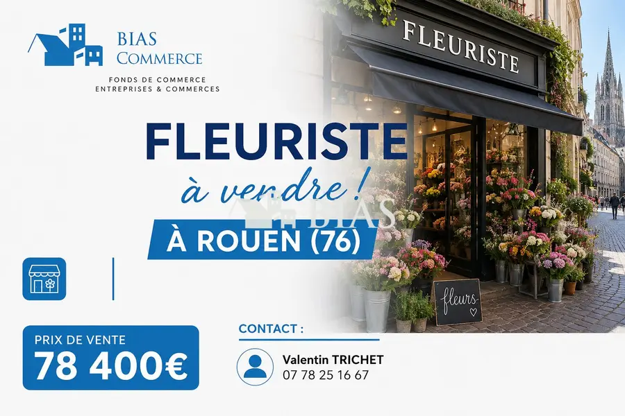 Fonds de commerce Fleuriste - ROUEN (76)