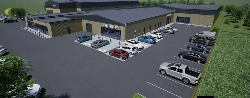 Cellule commerciales neuves de 200m² à 600m² 