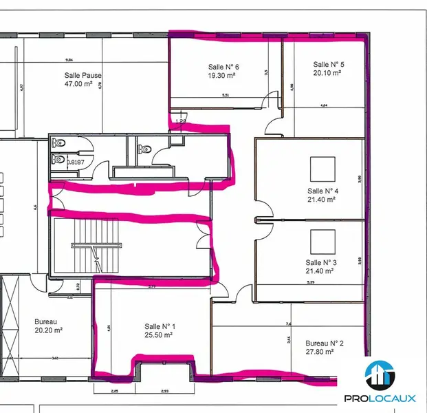 A louer Bureaux 194m² Échirolles