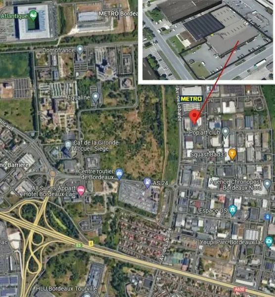 BUREAU 467 M² TYPE ERP A LOUER BORDEAUX NORD