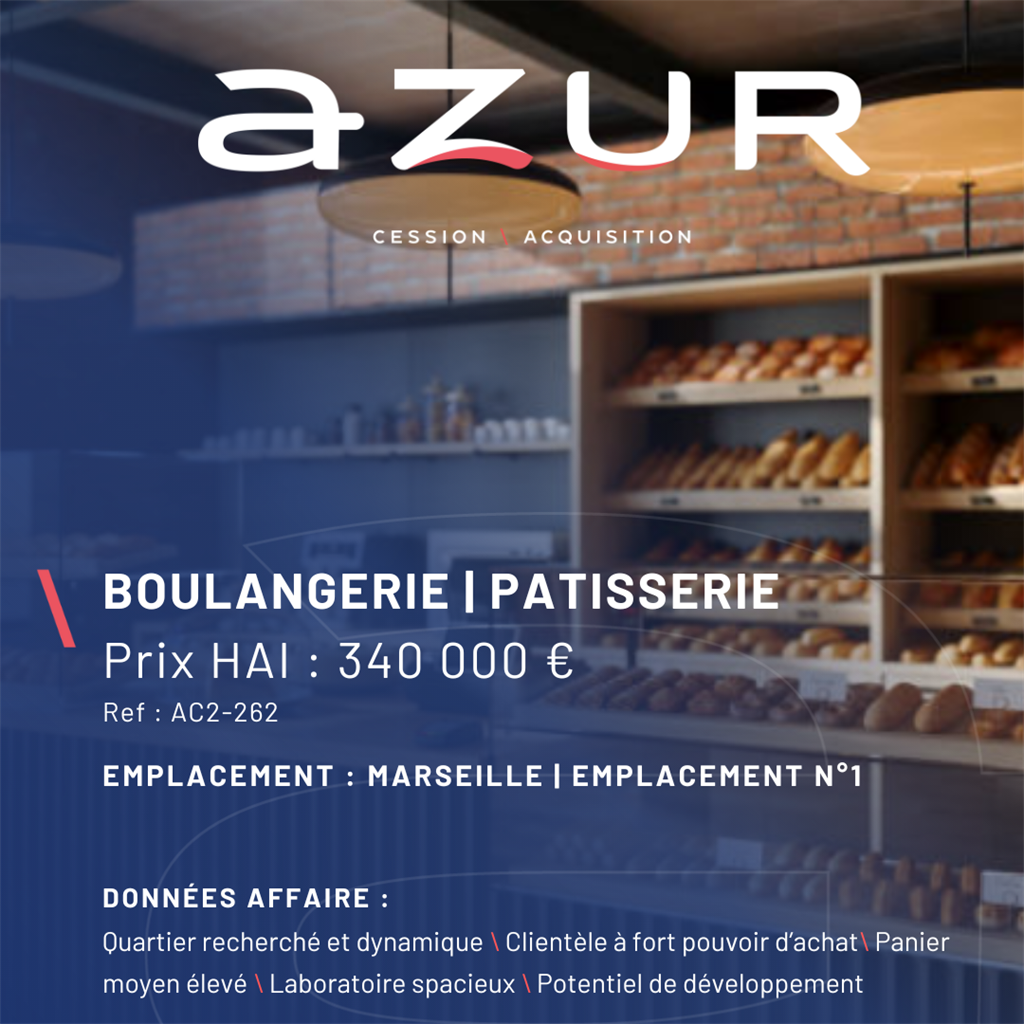 Fonds de commerce à vendre - Vente alimentaire - Marseille (13000) - 340 000 €