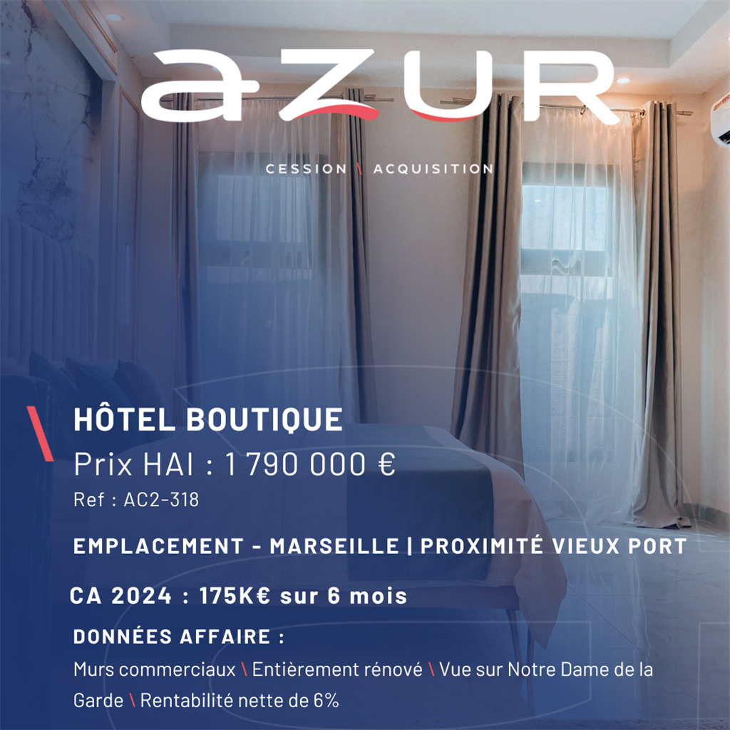 VENTE Murs commerciaux Hotel Marseille