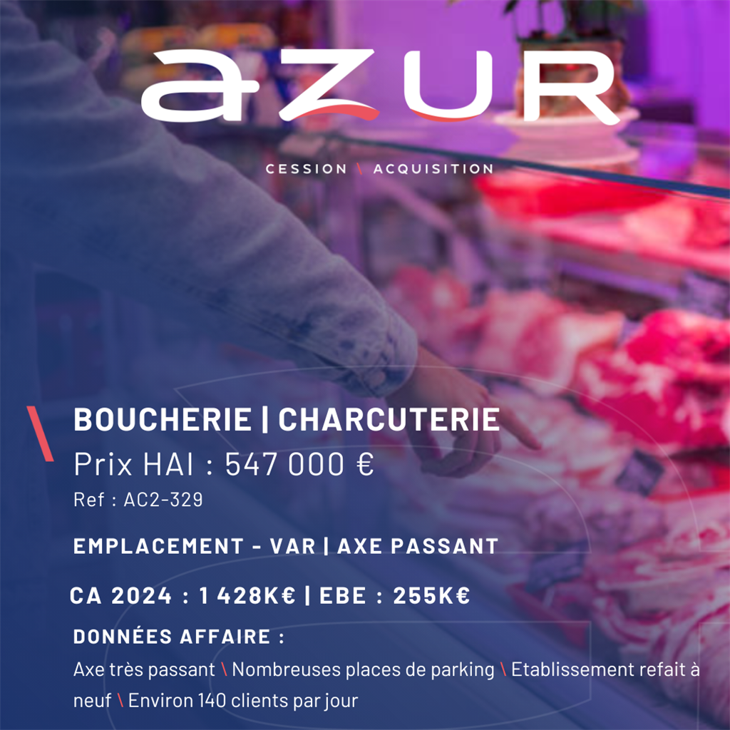 Fonds de commerce à vendre - Vente alimentaire - Var (83) (83150) - 547 000 €