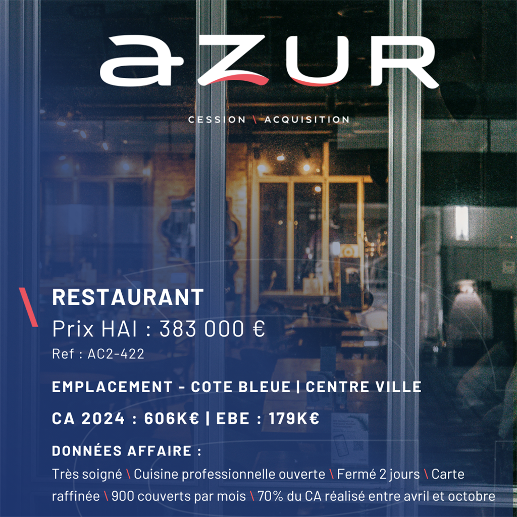 Fonds de commerce à vendre - Restauration - Bouches-Du-Rhône (13) (13500) - 3...