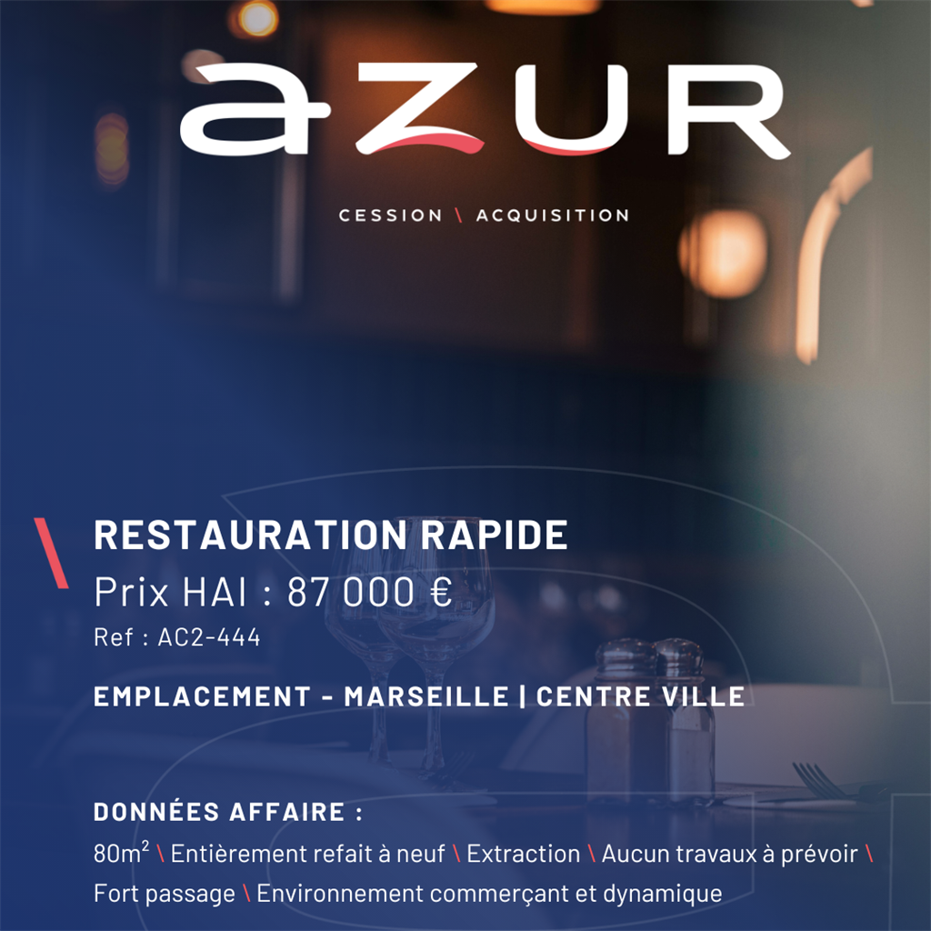 VENTE Local refait à neuf à Marseille Centre