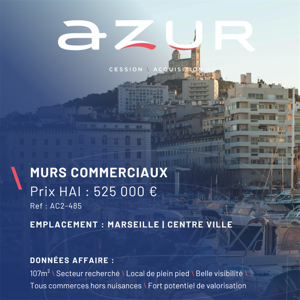 Local Commercial à vendre - Marseille (13000) - 107 m²