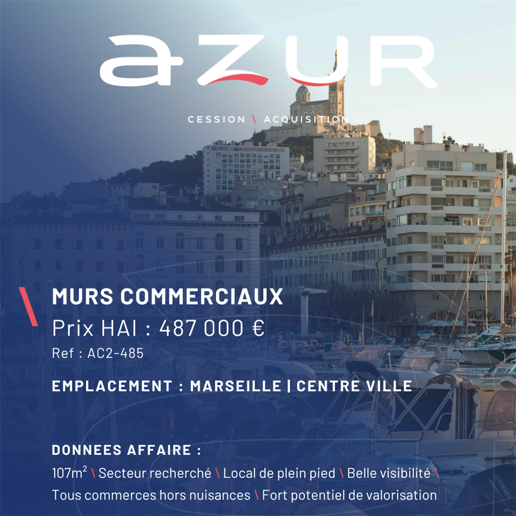 Local Commercial à vendre - Marseille (13000) - 107 m²