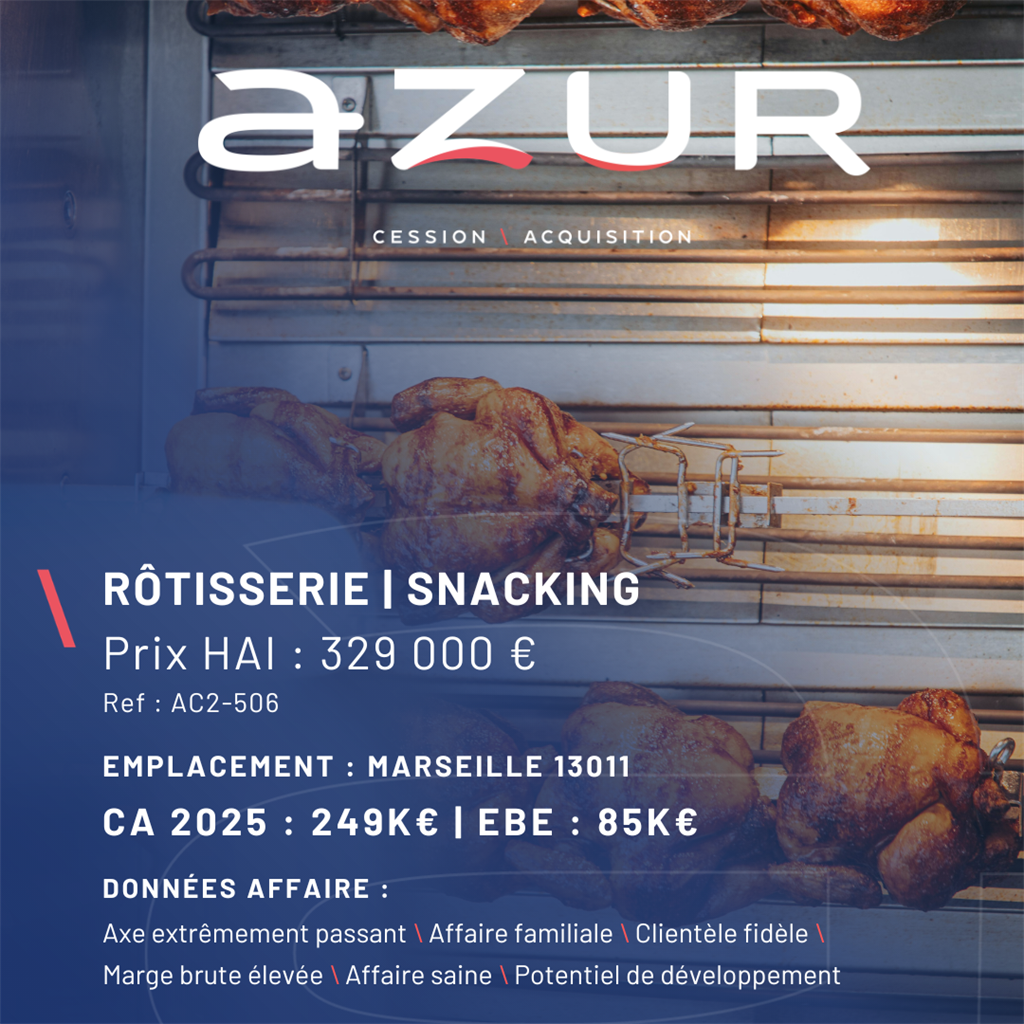 VENTE Rôtisserie Marseille