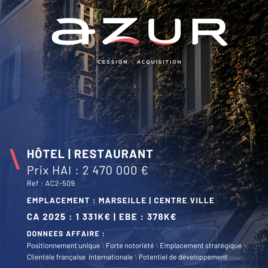 Fonds de commerce à vendre - Marseille (13000) - 2 470 000 €
